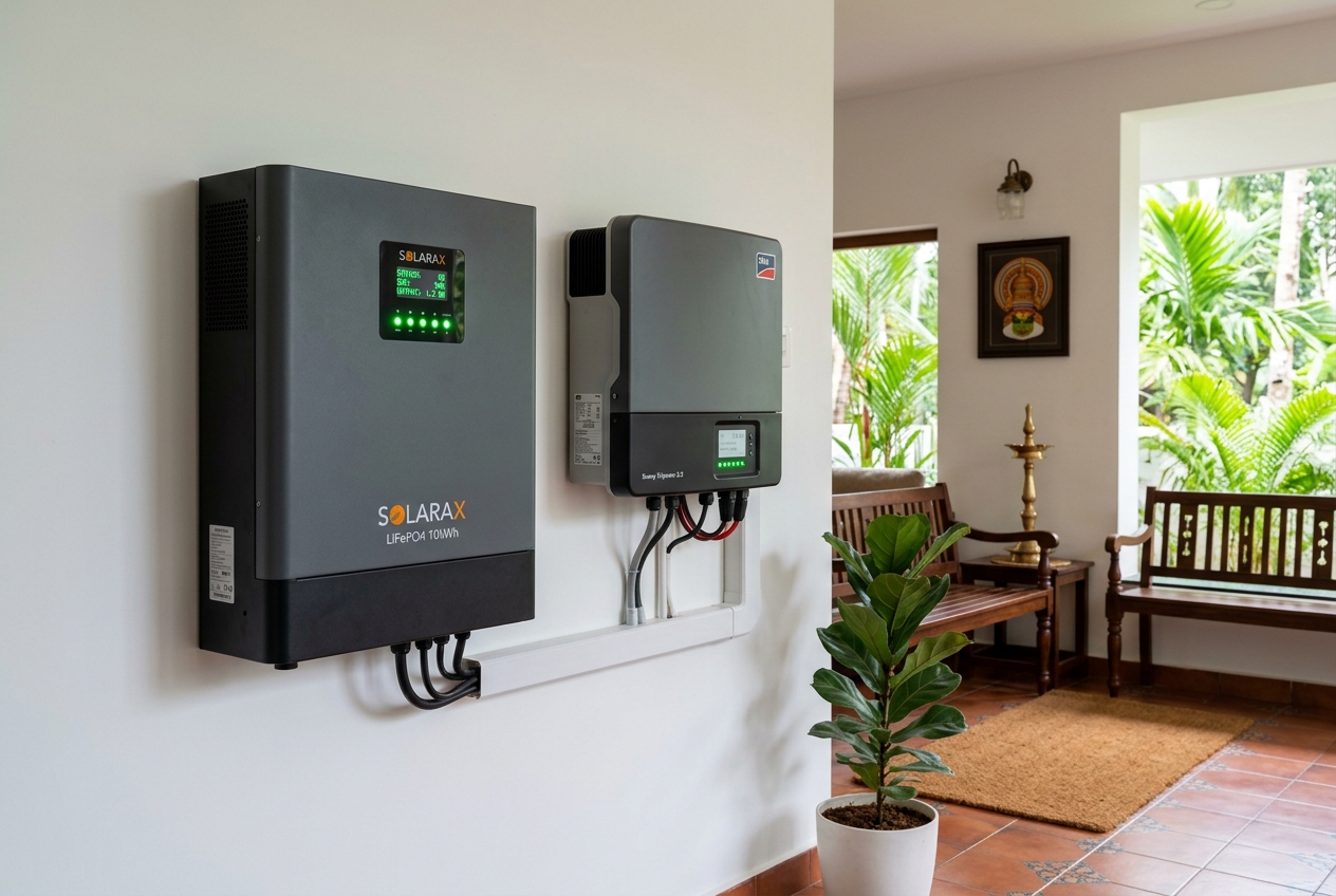 Hybrid Solar Systems with LiFePO4 Storage: Grid-Interactive Inverters & Power Outage Protection